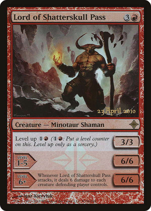 Lord of Shatterskull Pass [Rise of the Eldrazi Prerelease Promos]