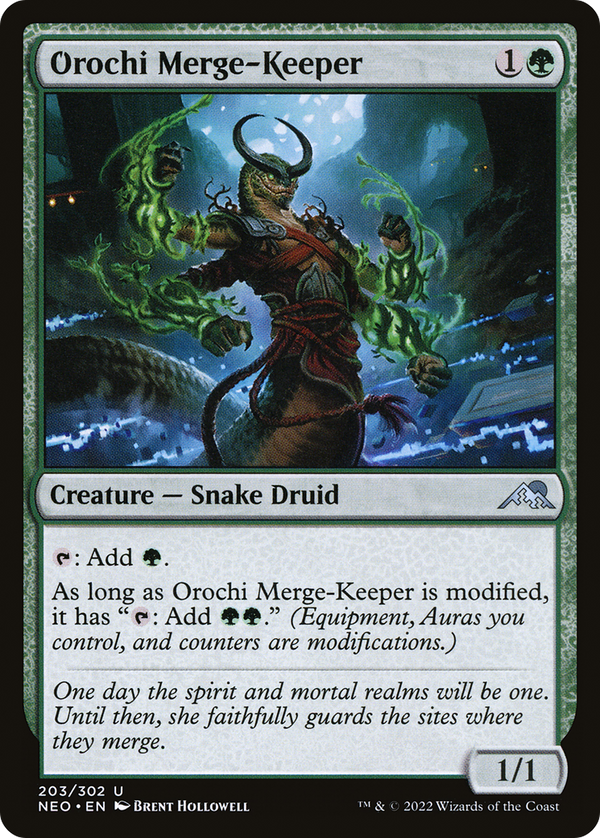 Orochi Merge-Keeper [Kamigawa: Neon Dynasty]