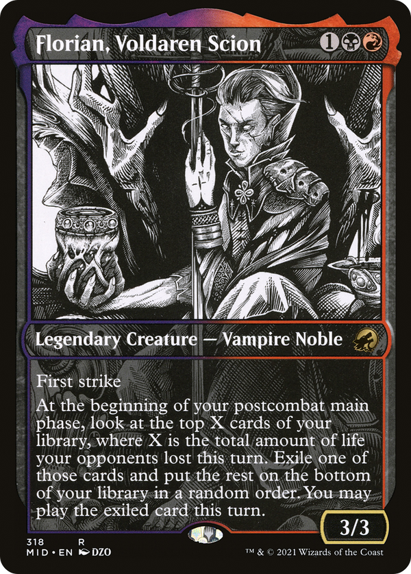 Florian, Voldaren Scion (Showcase Eternal Night) [Innistrad: Midnight Hunt]