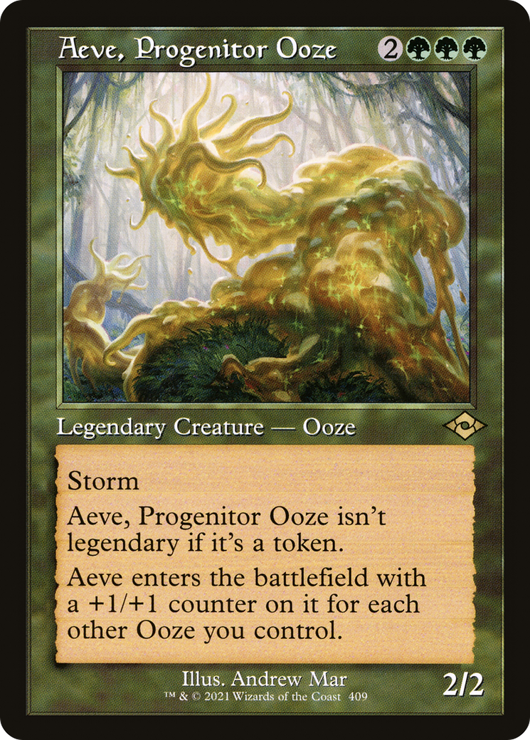 Aeve, Progenitor Ooze (Retro Foil Etched) [Modern Horizons 2]