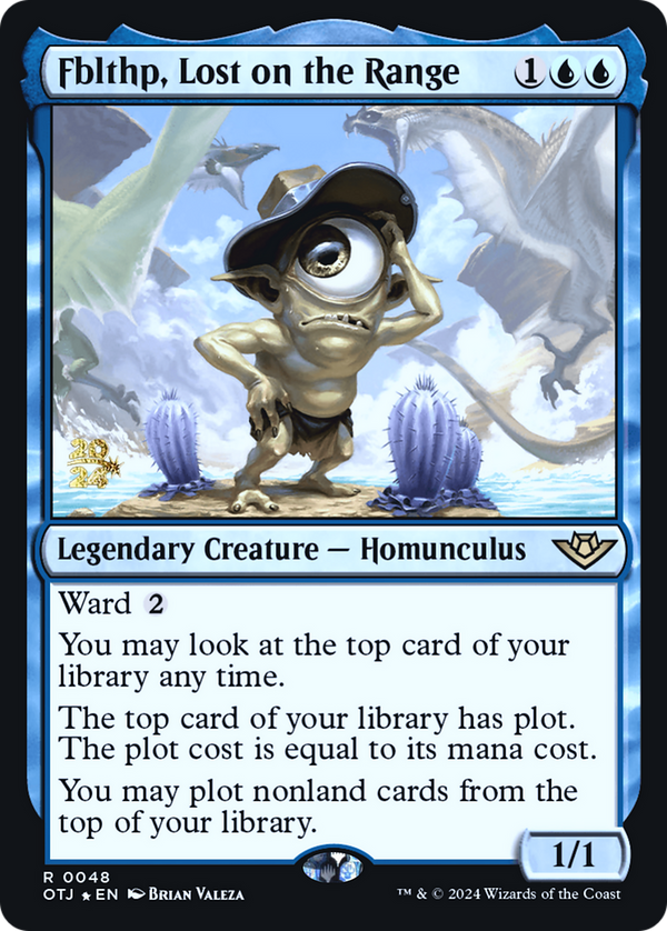 Fblthp, Lost on the Range [Outlaws of Thunder Junction Prerelease Promos]