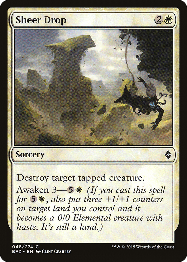 Sheer Drop [Battle for Zendikar]