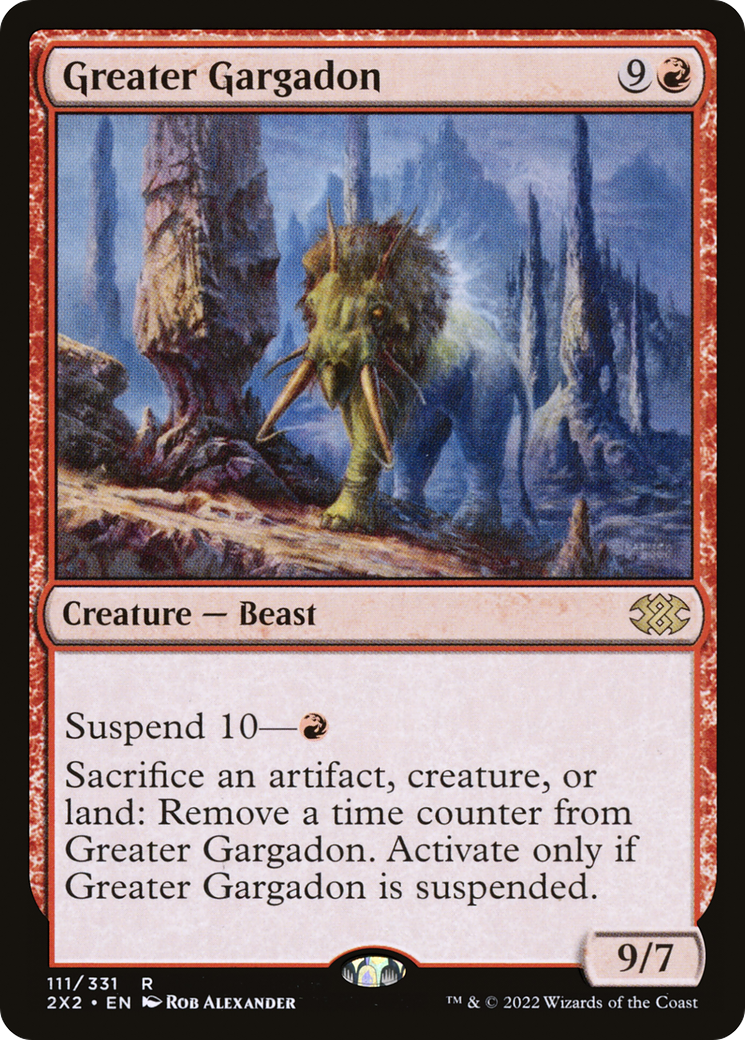 Greater Gargadon [Double Masters 2022]