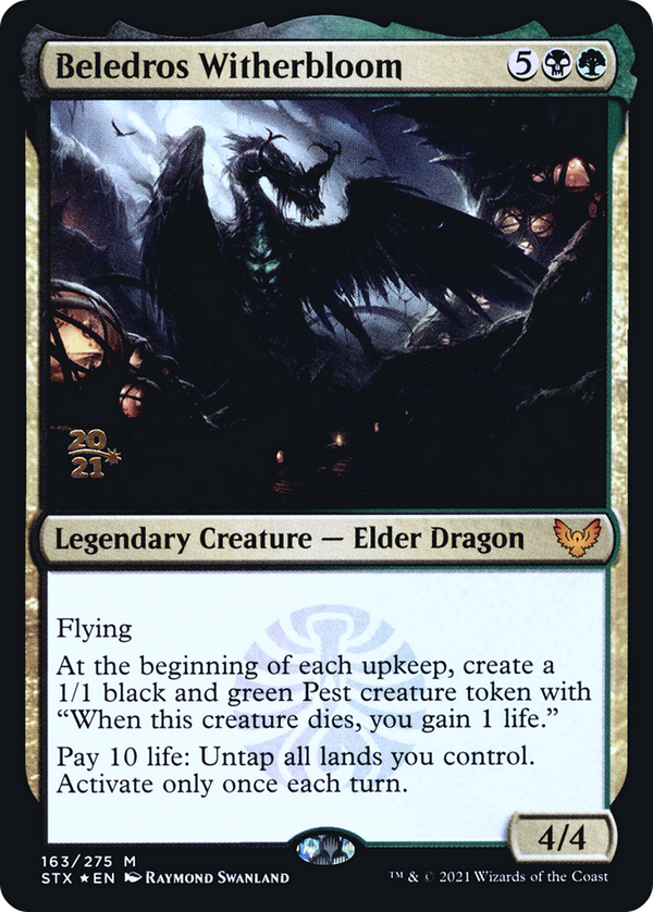 Beledros Witherbloom [Strixhaven: School of Mages Prerelease Promos]