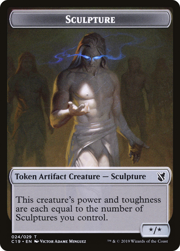 Sculpture (TC19-024) - Commander 2019 Tokens