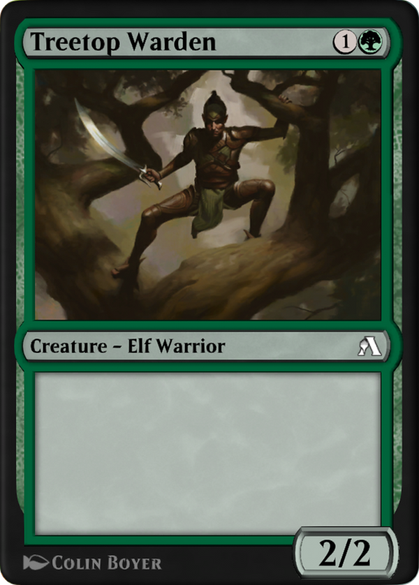 Treetop Warden (OANA-048) - Arena New Player Experience Cards