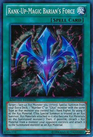 Rank-Up-Magic Barian's Force (CT10-EN015) - 2013 Collectors Tins Limited
