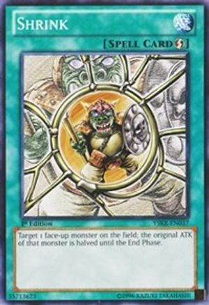 Shrink (YSKR-EN037) - Starter Deck: Kaiba Reloaded 1st Edition