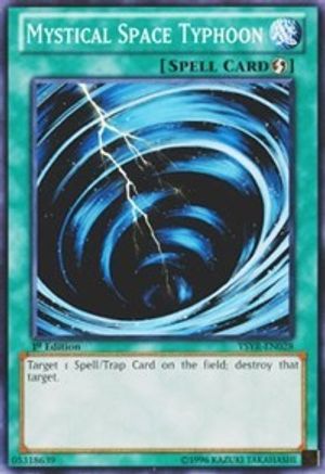 Mystical Space Typhoon (YSYR-EN028) - Starter Deck: Yugi Reloaded 1st Edition