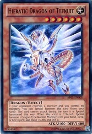 Hieratic Dragon of Tefnuit (AP01-EN008) - Astral Pack 1 Unlimited