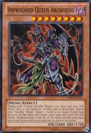 Imprisoned Queen Archfiend (AP03-EN019) - Astral Pack 3 Unlimited