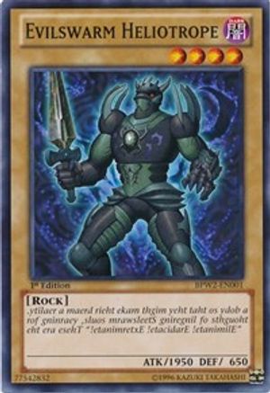 Evilswarm Heliotrope (BPW2-EN001) - Battle Pack 2: War of the Giants Round 2 1st Edition
