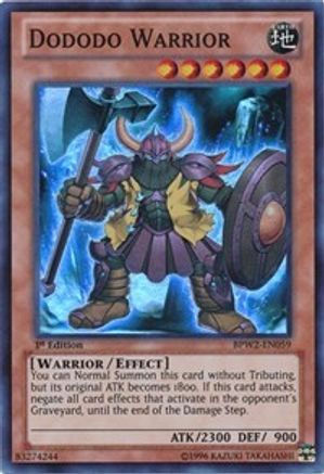Dododo Warrior (BPW2-EN059) - Battle Pack 2: War of the Giants Round 2 1st Edition
