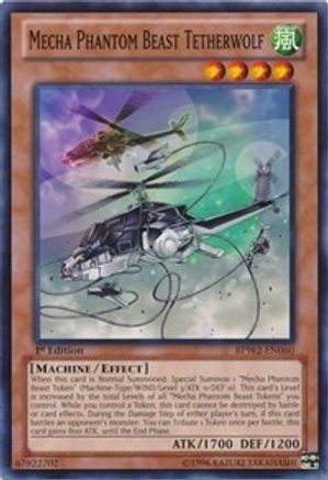 Mecha Phantom Beast Tetherwolf (BPW2-EN060) - Battle Pack 2: War of the Giants Round 2 1st Edition