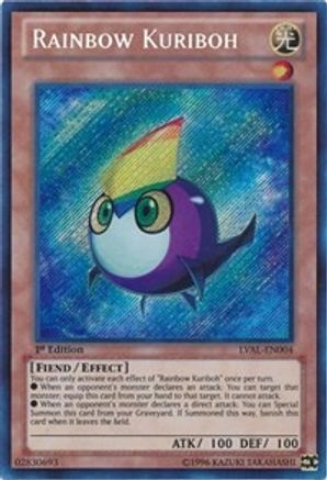 Rainbow Kuriboh (LVAL-EN004) - Legacy of the Valiant 1st Edition