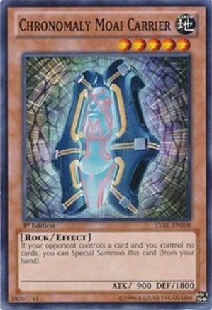 Chronomaly Moai Carrier (LVAL-EN008) - Legacy of the Valiant 1st Edition