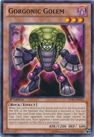 Gorgonic Golem (LVAL-EN011) - Legacy of the Valiant 1st Edition