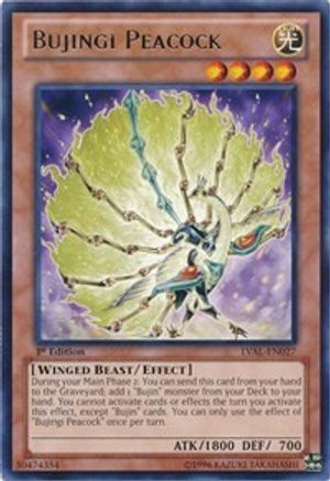 Bujingi Peacock (LVAL-EN027) - Legacy of the Valiant Unlimited