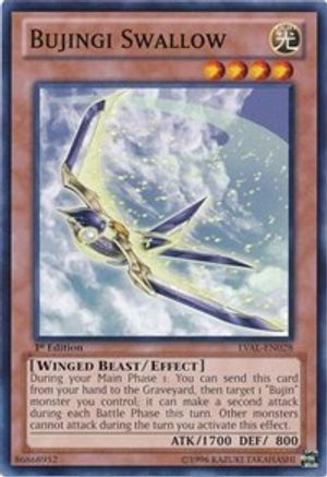 Bujingi Swallow (LVAL-EN028) - Legacy of the Valiant Unlimited