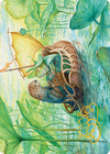 Run Away Together // Run Away Together (ABLB-011) - Bloomburrow Art Series (Borderless) Foil