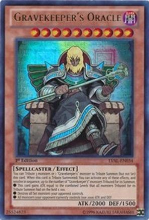 Gravekeeper's Oracle (LVAL-EN034) - Legacy of the Valiant 1st Edition