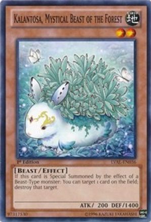 Kalantosa, Mystical Beast of the Forest (LVAL-EN036) - Legacy of the Valiant Unlimited