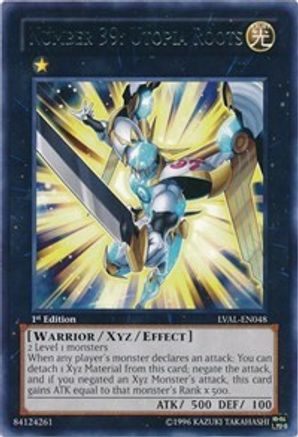Number 39: Utopia Roots (LVAL-EN048) - Legacy of the Valiant 1st Edition