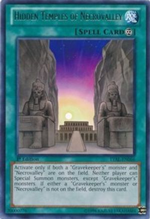 Hidden Temples of Necrovalley (LVAL-EN066) - Legacy of the Valiant Unlimited
