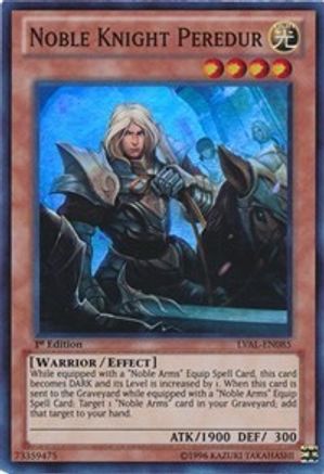 Noble Knight Peredur (LVAL-EN085) - Legacy of the Valiant 1st Edition
