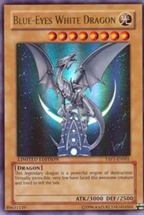 Blue-Eyes White Dragon (YAP1-EN001) - Anniversary Pack Limited