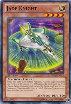 Jade Knight (SDCR-EN014) - Structure Deck: Cyber Dragon Revolution 1st Edition