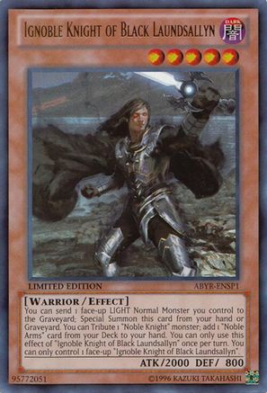 Ignoble Knight of Black Laundsallyn (ABYR-ENSP1) (ABYR-ENSP1) - Abyss Rising Limited