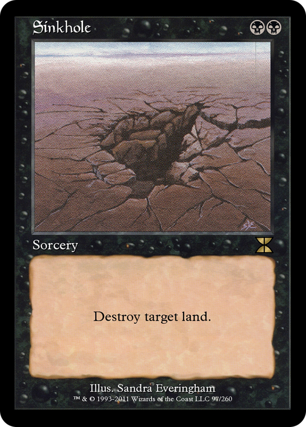 Sinkhole (ME4-097) - Masters Edition IV Foil