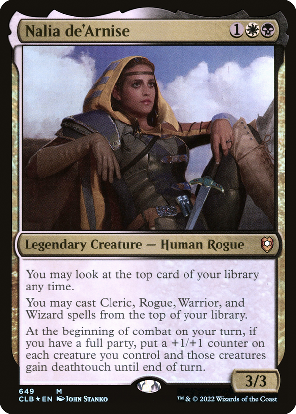 Nalia de'Arnise [Commander Legends: Battle for Baldur's Gate]