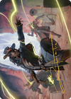 Lilah, Undefeated Slickshot // Lilah, Undefeated Slickshot (AOTJ-026) - Outlaws of Thunder Junction Art Series (Borderless)