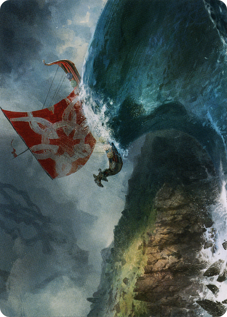 Run Ashore // Run Ashore (ASKHM-019) - Art Series: Kaldheim (Borderless) Foil