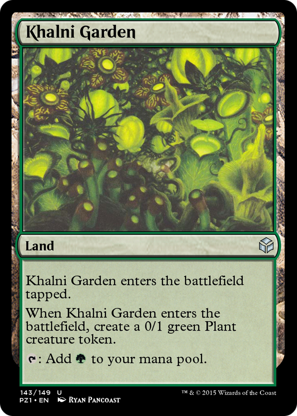 Khalni Garden (PZ1-143) - Legendary Cube Prize Pack Foil