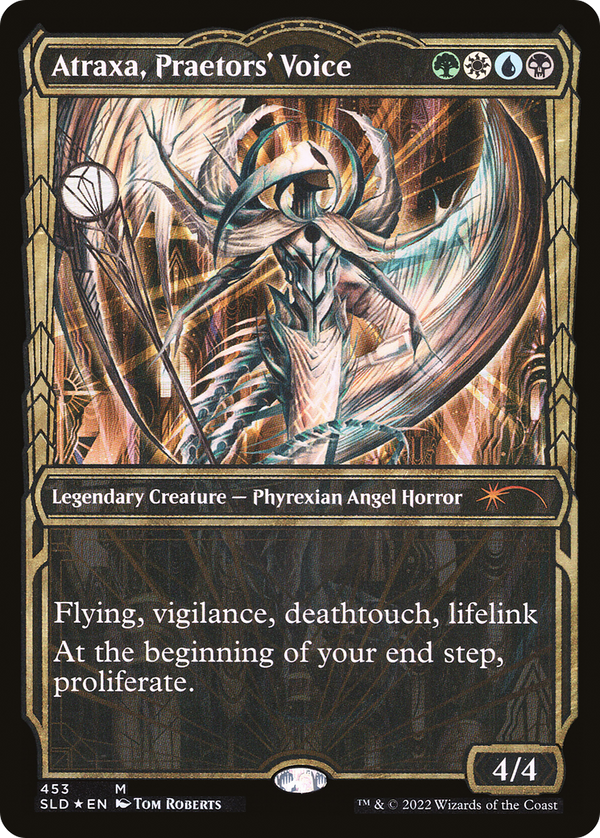 Atraxa, Praetors' Voice (Showcase Gilded Foil) [Secret Lair Drop Series]