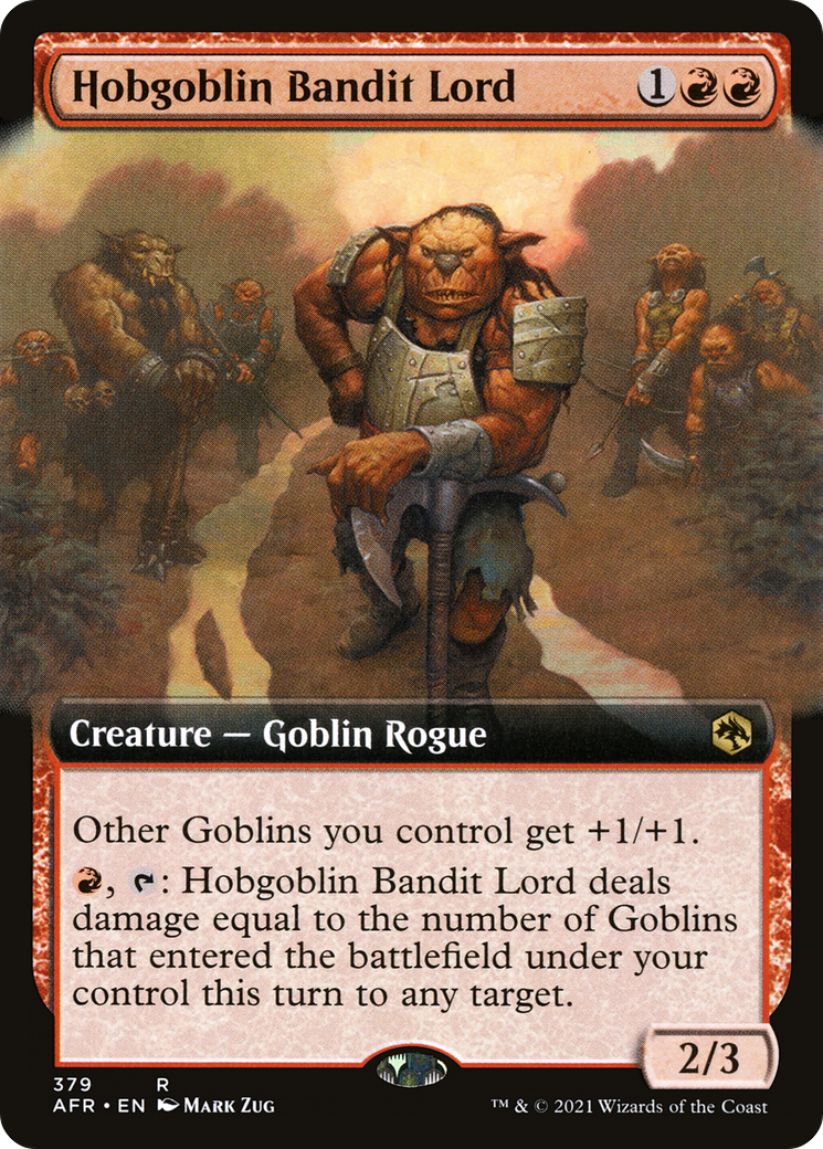 Hobgoblin Bandit Lord (Extended Art) [Dungeons & Dragons: Adventures in the Forgotten Realms]