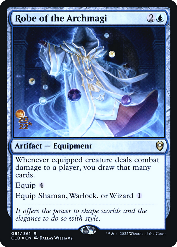 Robe of the Archmagi [Commander Legends: Battle for Baldur's Gate Prerelease Promos]