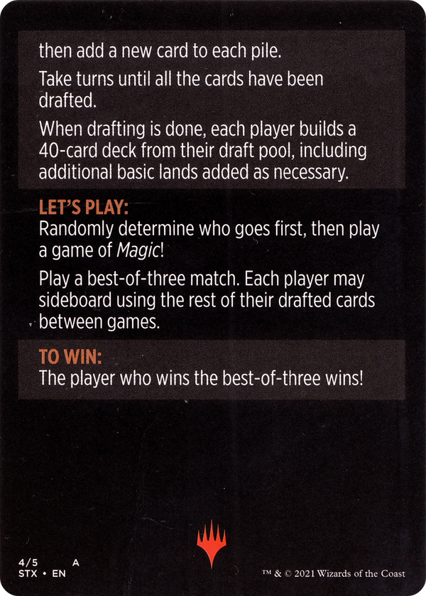 Winchester Draft // Winchester Draft (cont'd) (MSTX-004) - Strixhaven: School of Mages Minigames