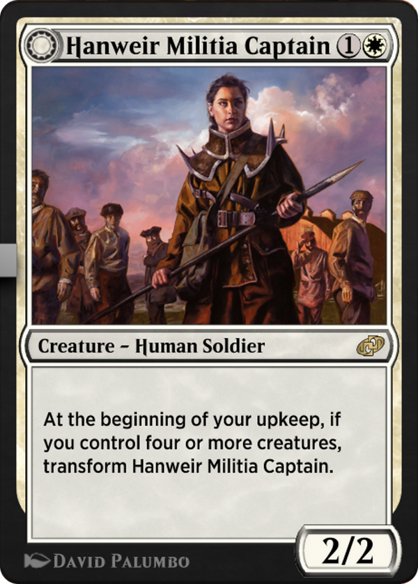 Hanweir Militia Captain // Westvale Cult Leader (J21-090) - Jumpstart: Historic Horizons: (Double Faced Transform)