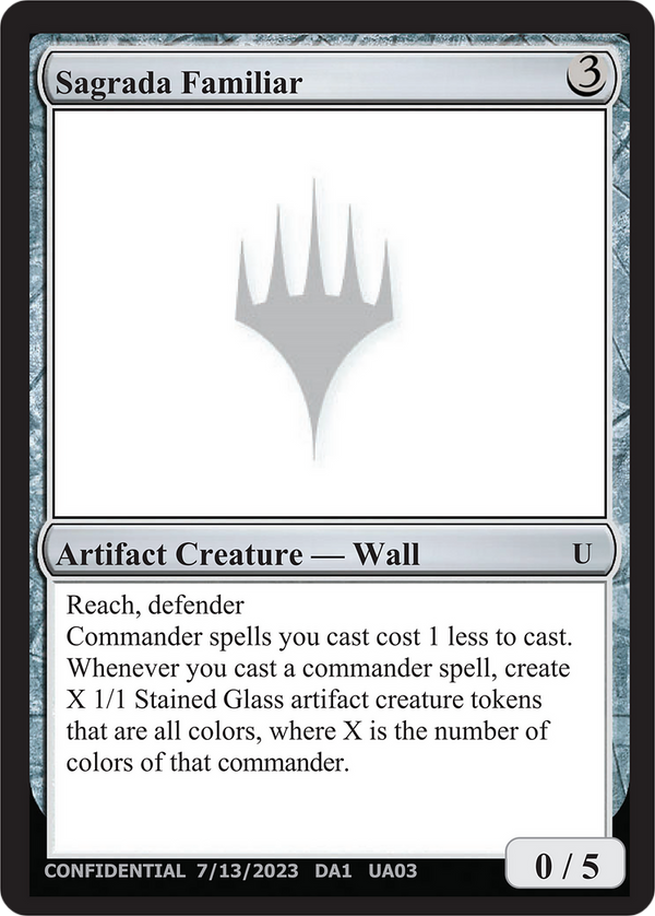 Sagrada Familiar (UNK-UA03D) - Unknown Event