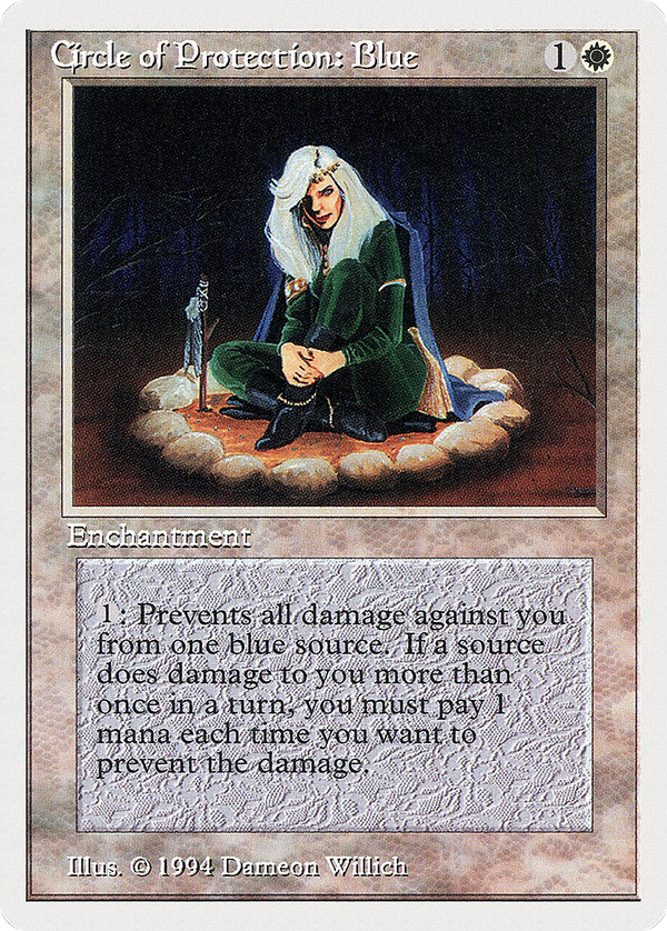 Circle of Protection: Blue [Summer Magic / Edgar]