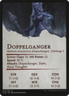 Mocking Doppelganger // Mocking Doppelganger (ACLB-012) - Battle for Baldur's Gate Art Series (Borderless) Foil