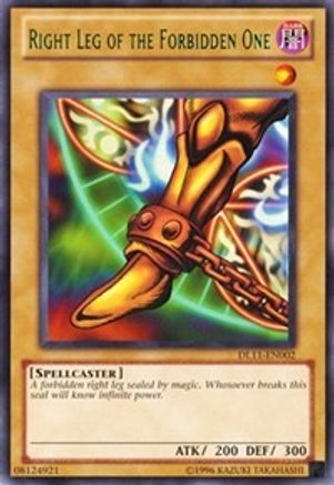 Right Leg of the Forbidden One (Green) (DL11-EN002) - Duelist League Promo Unlimited