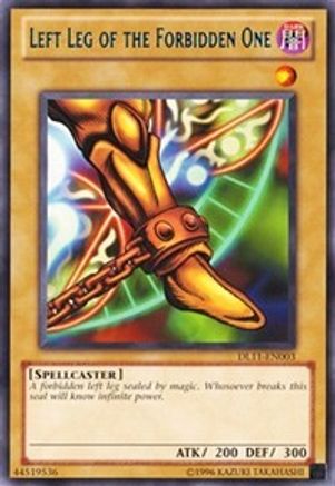 Left Leg of the Forbidden One (Blue) (DL11-EN003) - Duelist League Promo Unlimited