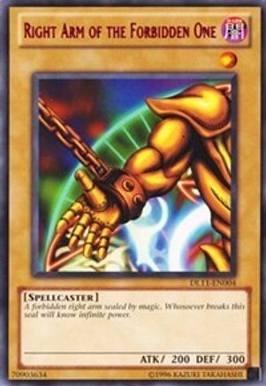 Right Arm of the Forbidden One (Red) (DL11-EN004) - Duelist League Promo Unlimited