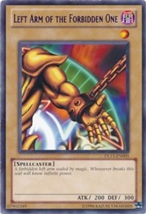 Left Arm of the Forbidden One (Blue) (DL11-EN005) - Duelist League Promo Unlimited