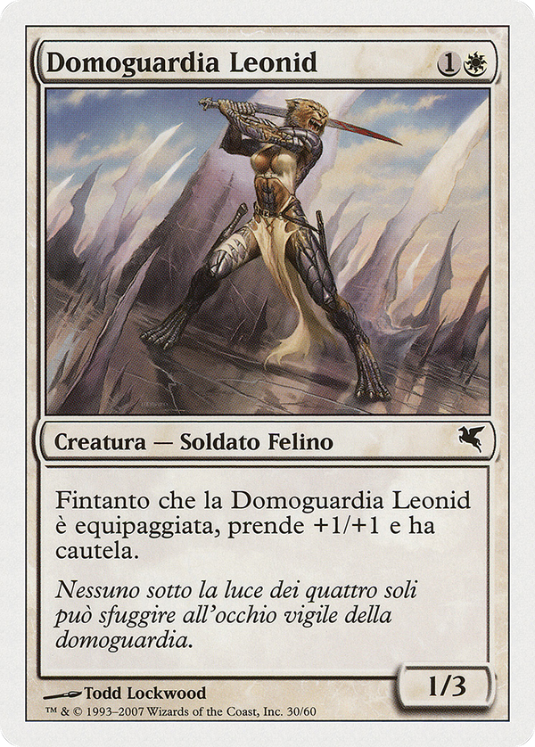 Leonin Den-Guard (Italian) - "Domoguardia Leonid" (L30) (PSAL-L30) - Salvat 2005